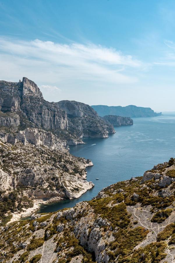 Superbe T2 Dans Villa Entre Calanques Et Colline 马赛 外观 照片